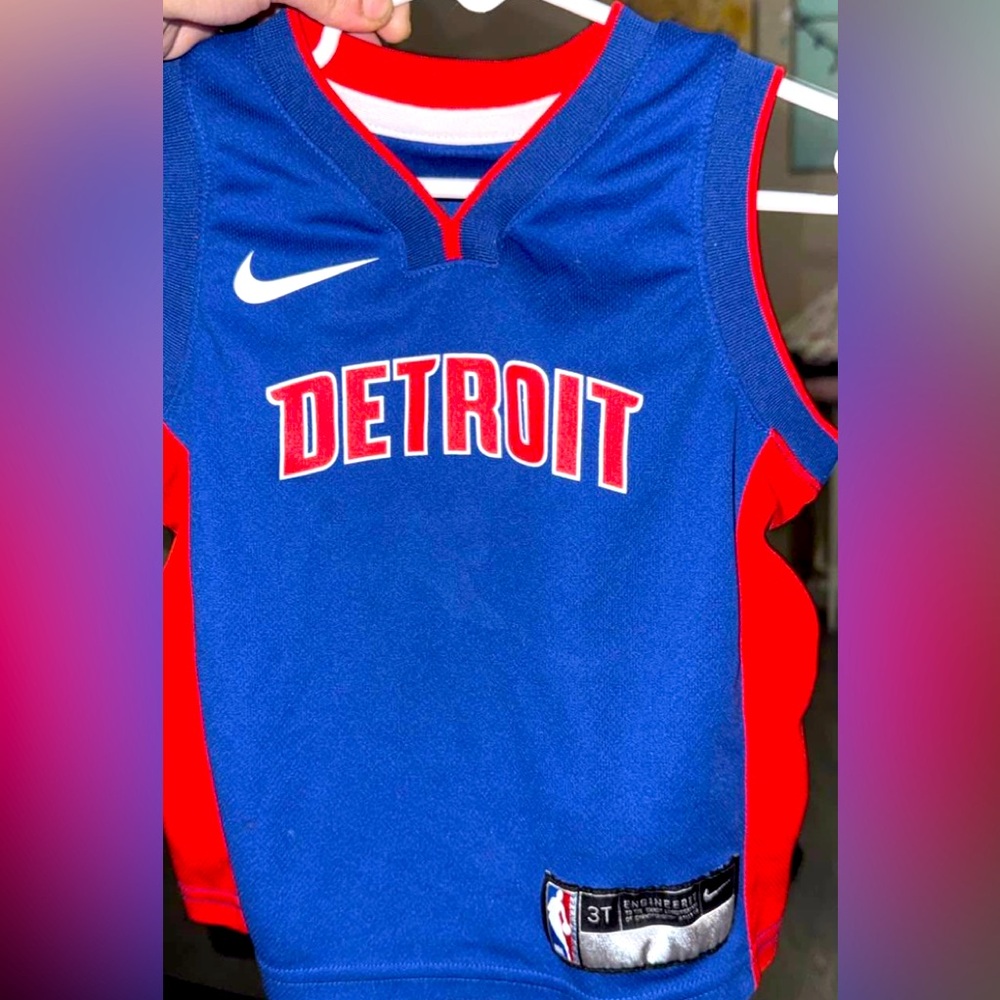 Authentic Pistons Jersey 3T BRAND NEW